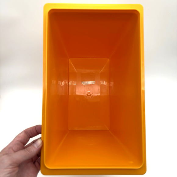 Tupperware Harvest Sun Tote Storage Picnic Basket Handle 1430 - Picture 5 of 12